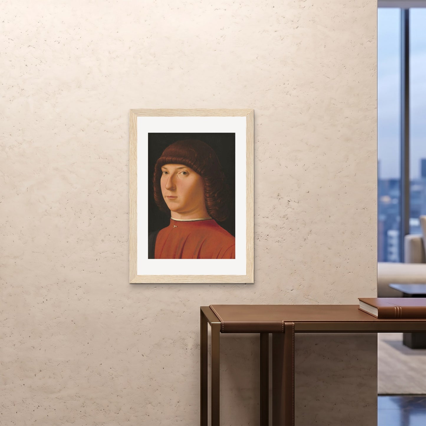 Orlonzo - FRAMED PRINT WOOD A1594x841cm ROOM