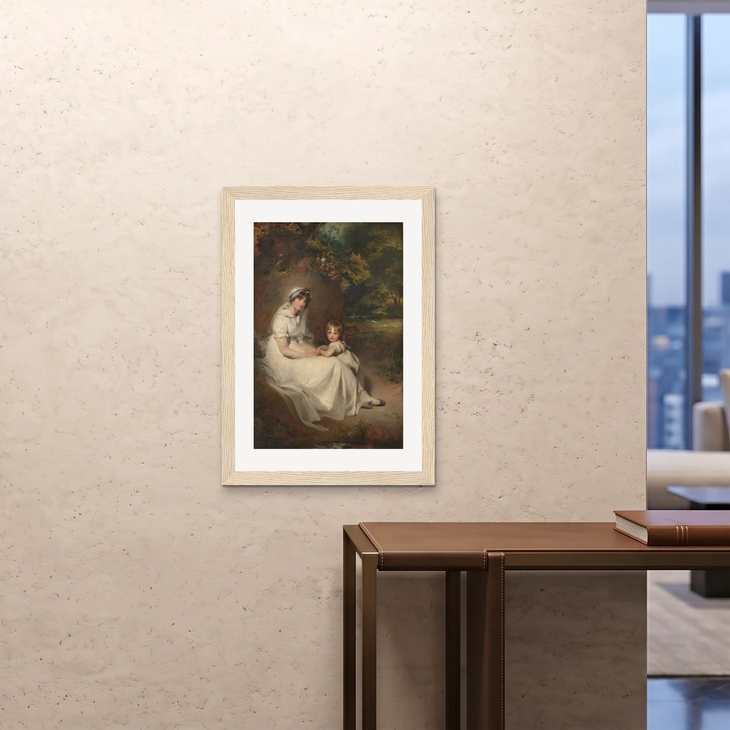 Orlonzo - FRAMED PRINT WOOD A1594x841cm ROOM