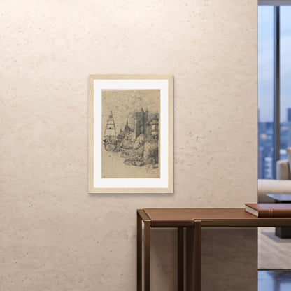 Orlonzo - FRAMED PRINT WOOD A1594x841cm ROOM