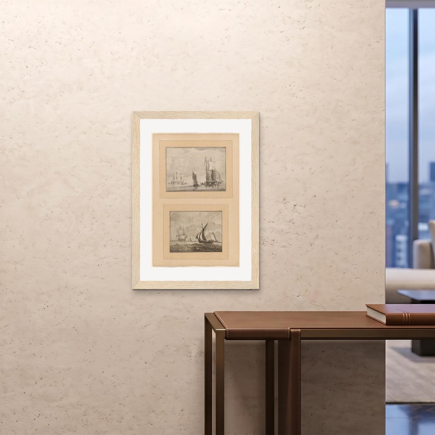 Orlonzo - FRAMED PRINT WOOD A1594x841cm ROOM