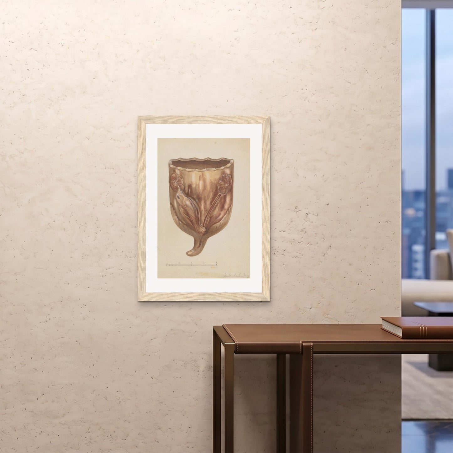 Orlonzo - FRAMED PRINT WOOD A1594x841cm ROOM