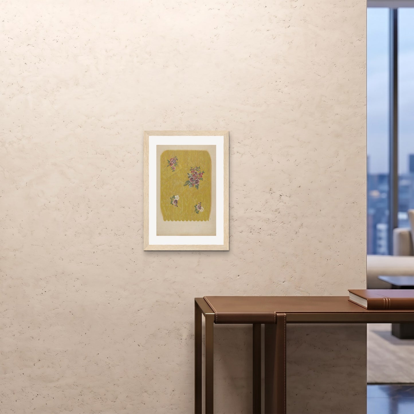 Orlonzo - FRAMED PRINT WOOD A242x594cm ROOM