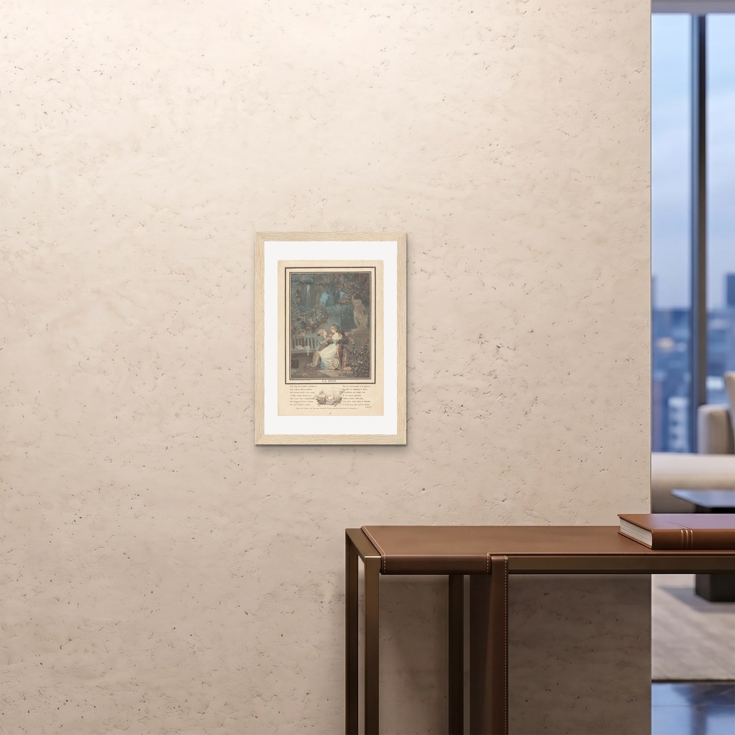 Orlonzo - FRAMED PRINT WOOD A242x594cm ROOM