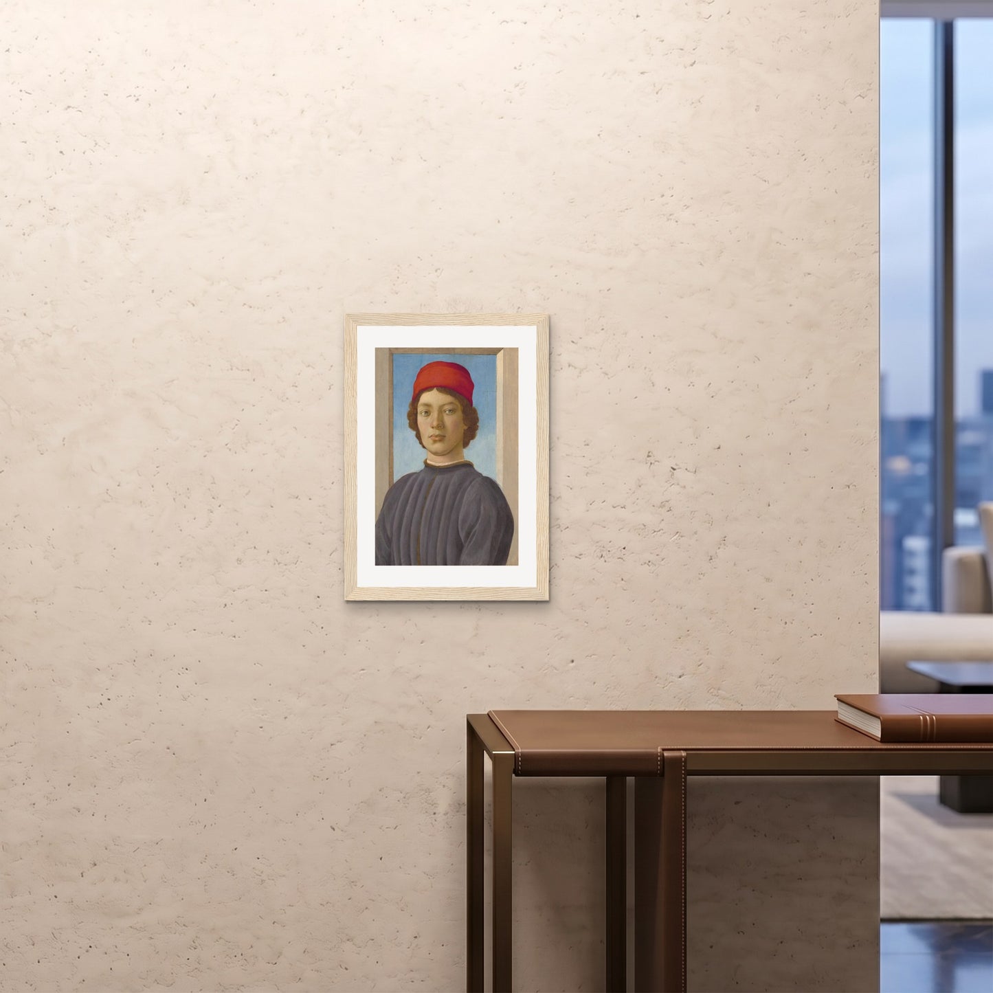 Orlonzo - FRAMED PRINT WOOD A242x594cm ROOM