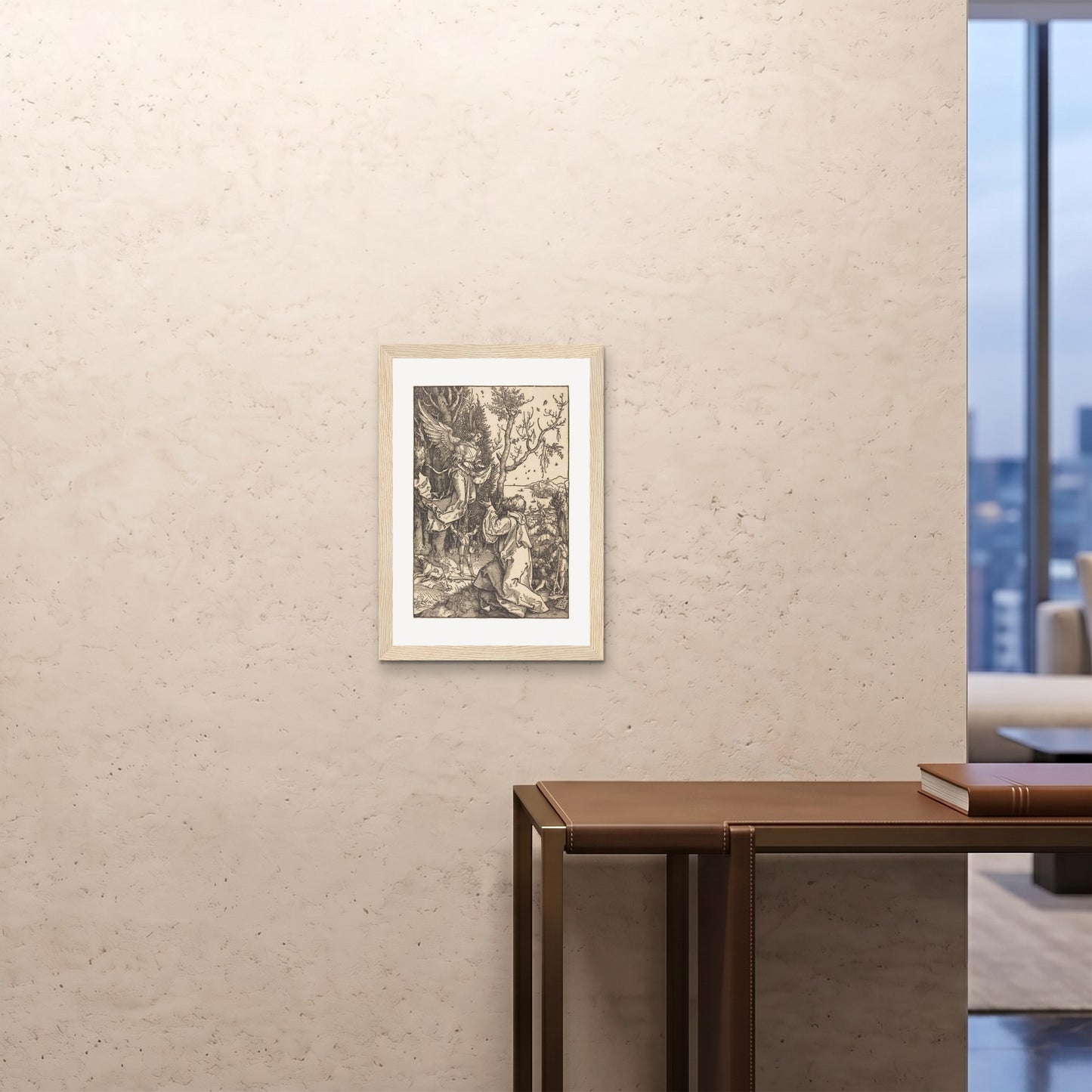 Orlonzo - FRAMED PRINT WOOD A242x594cm ROOM