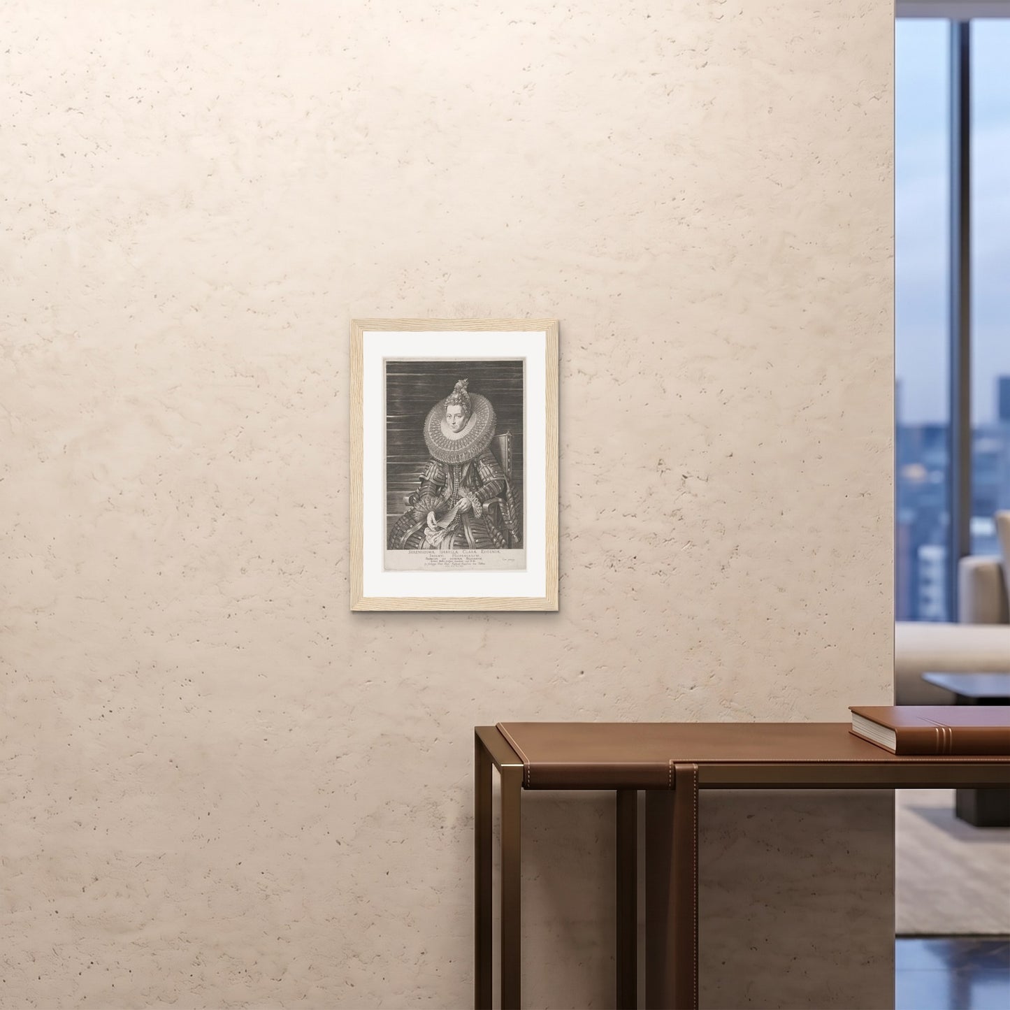 Orlonzo - FRAMED PRINT WOOD A242x594cm ROOM