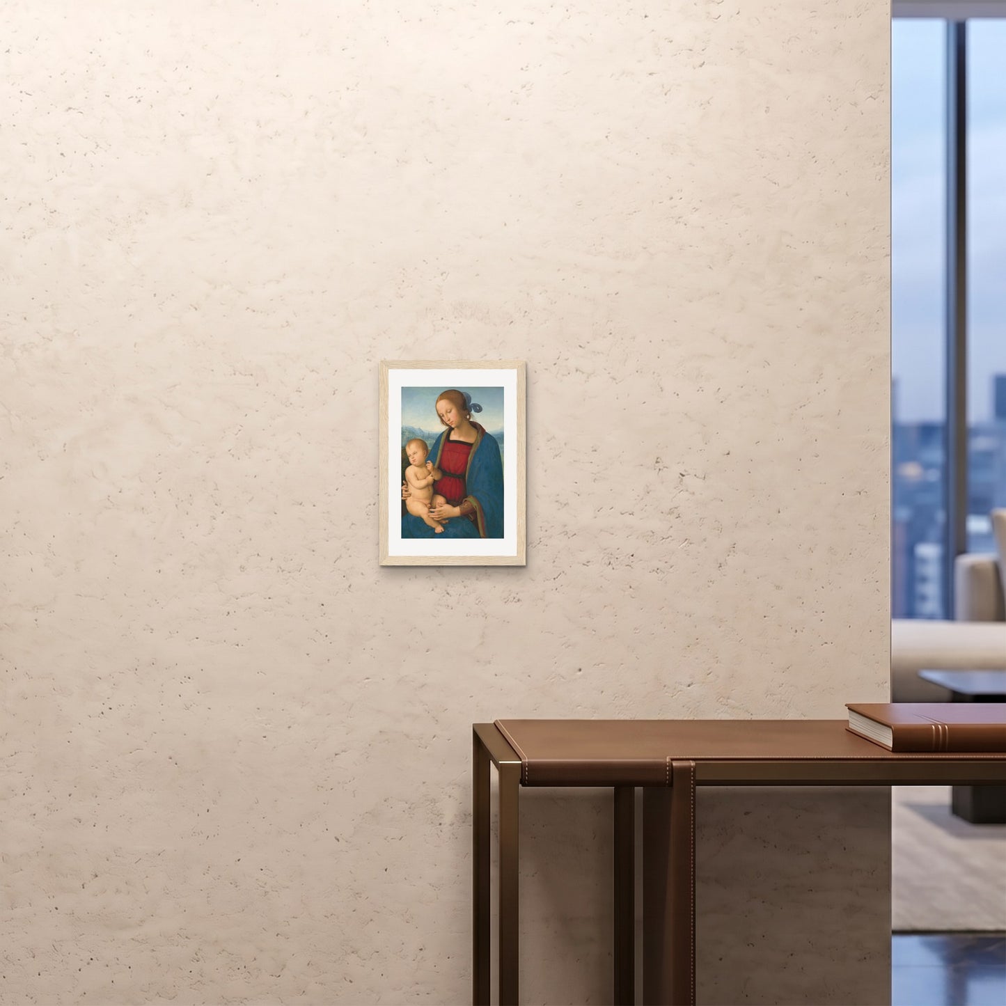 Orlonzo - FRAMED PRINT WOOD A3297x42cm ROOM