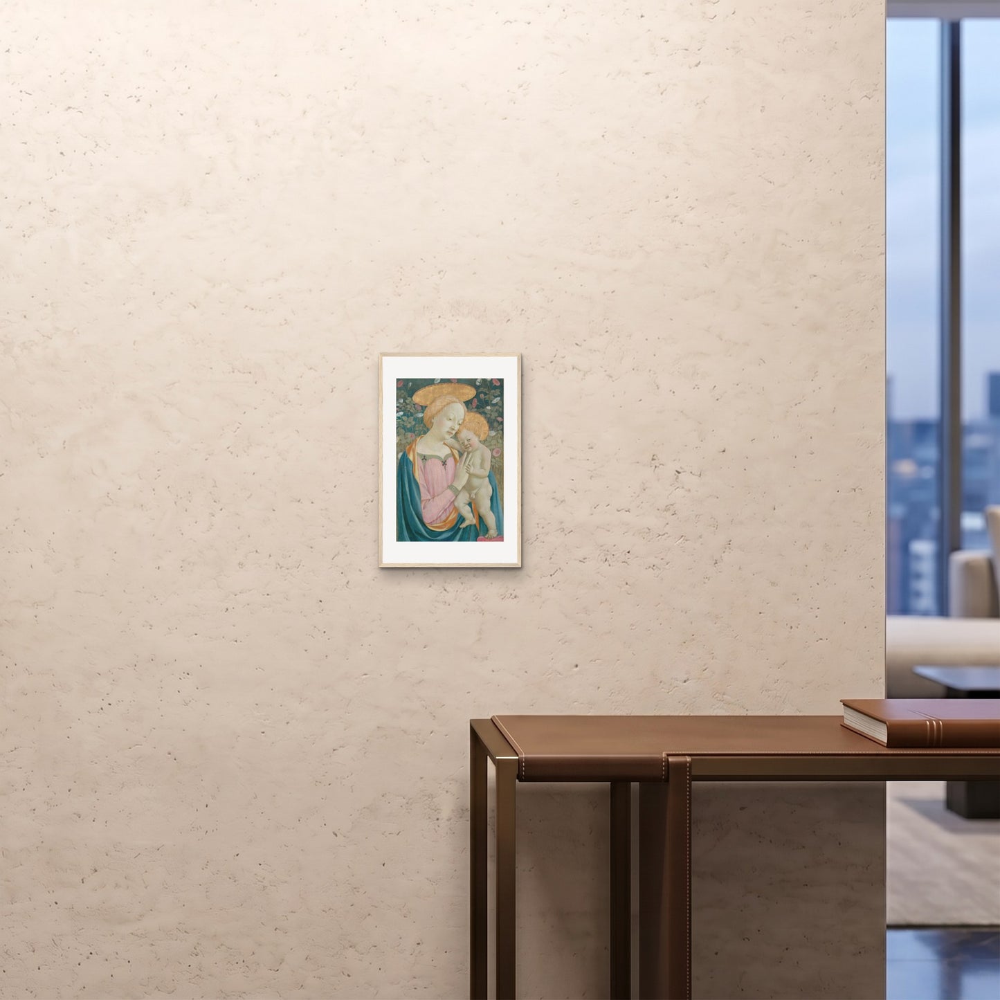 Orlonzo - FRAMED PRINT WOOD Xl11x1728x43cm ROOM