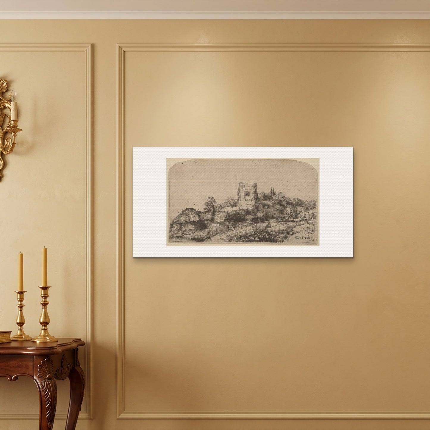 Orlonzo - WRAPPED CANVAS UNFRAMED 10050cm4020 ROOM