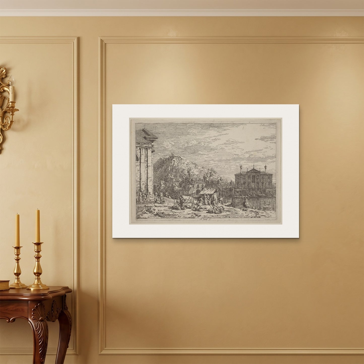 Orlonzo - WRAPPED CANVAS UNFRAMED 10070cm4028 ROOM