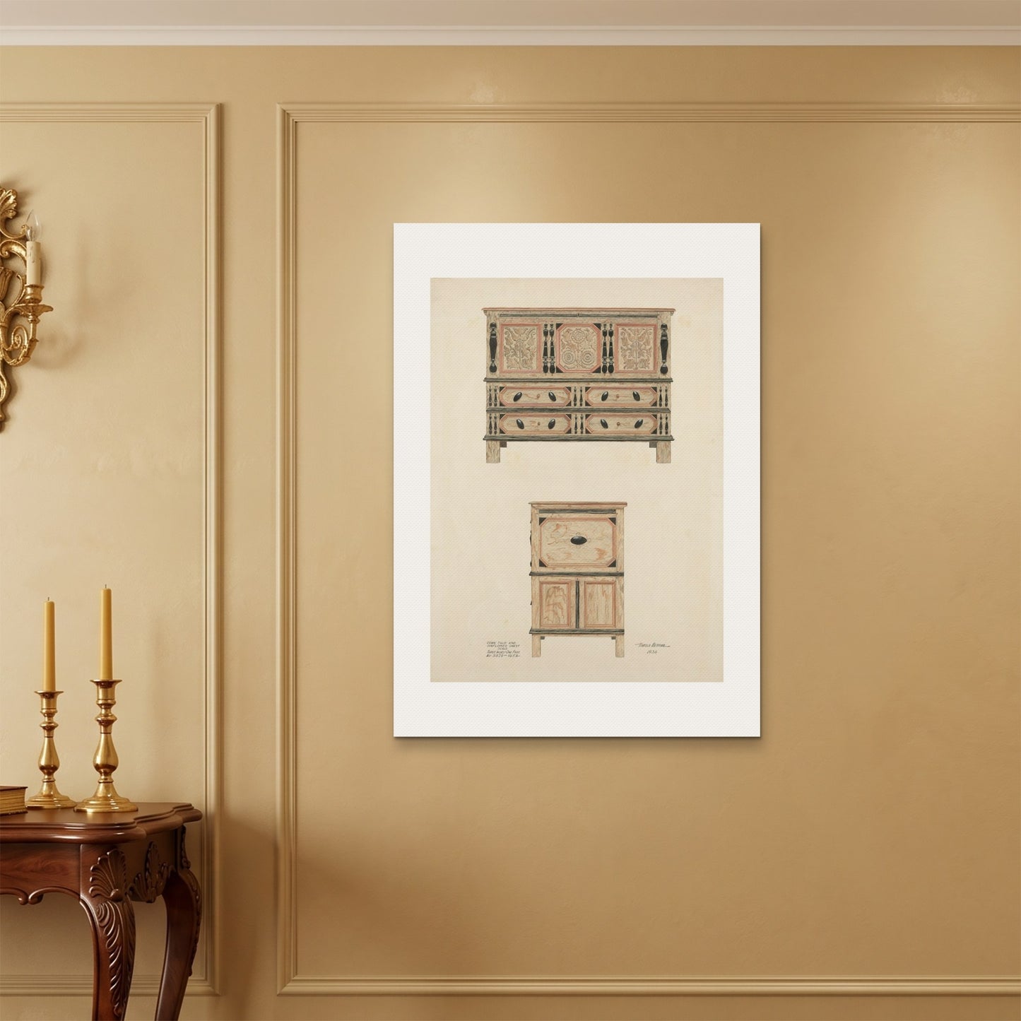 Orlonzo - WRAPPED CANVAS UNFRAMED 70100cm2840 ROOM