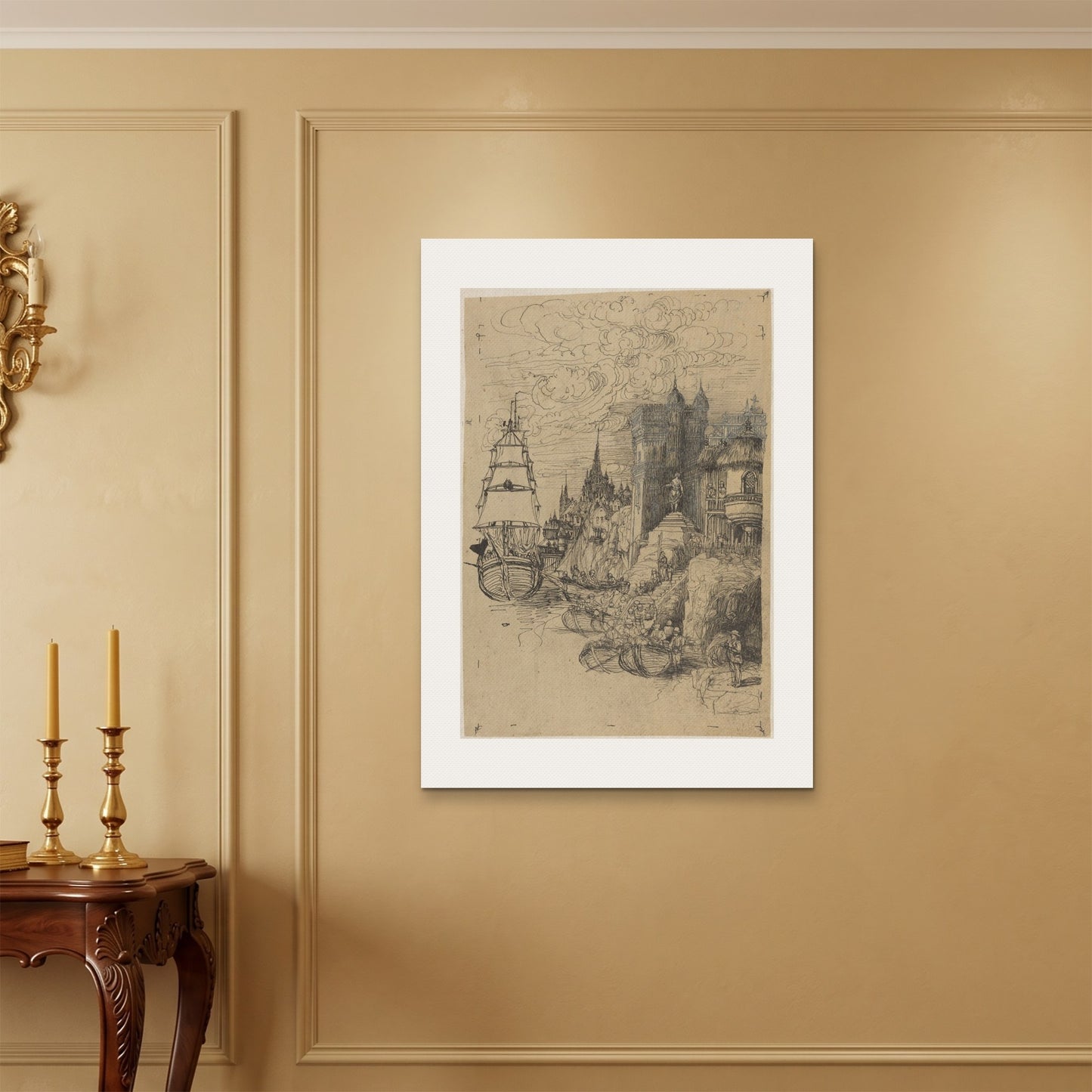Orlonzo - WRAPPED CANVAS UNFRAMED 70100cm2840 ROOM