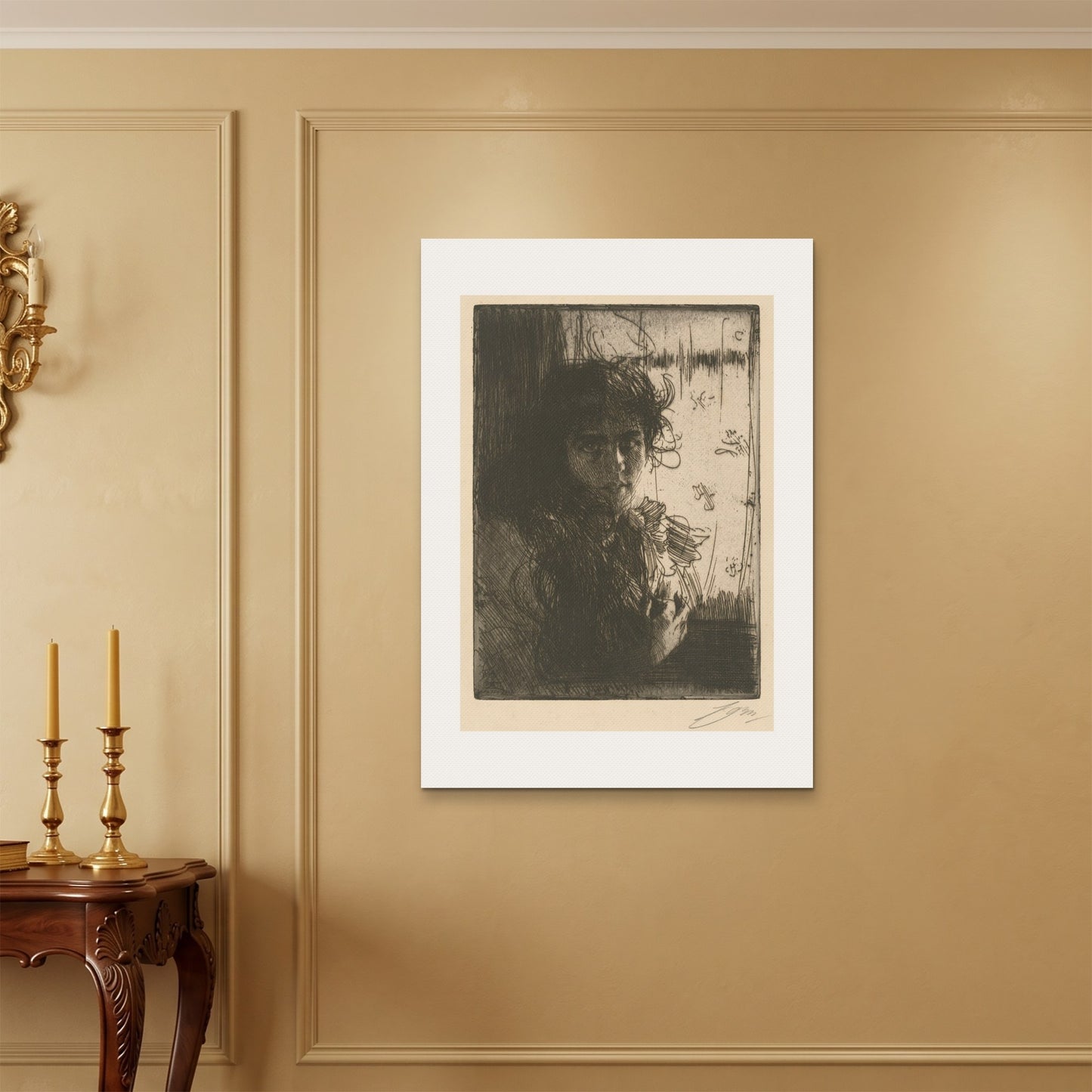 Orlonzo - WRAPPED CANVAS UNFRAMED 70100cm2840 ROOM