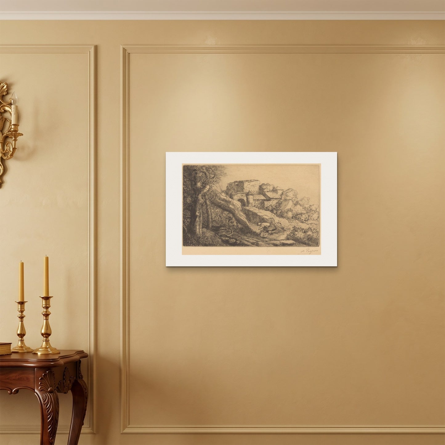 Orlonzo - WRAPPED CANVAS UNFRAMED 7550cm3020 ROOM