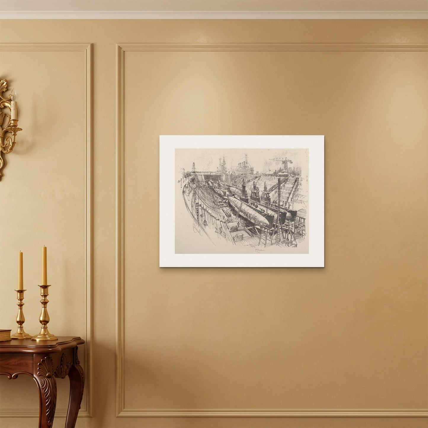 Orlonzo - WRAPPED CANVAS UNFRAMED 7560cm3024 ROOM