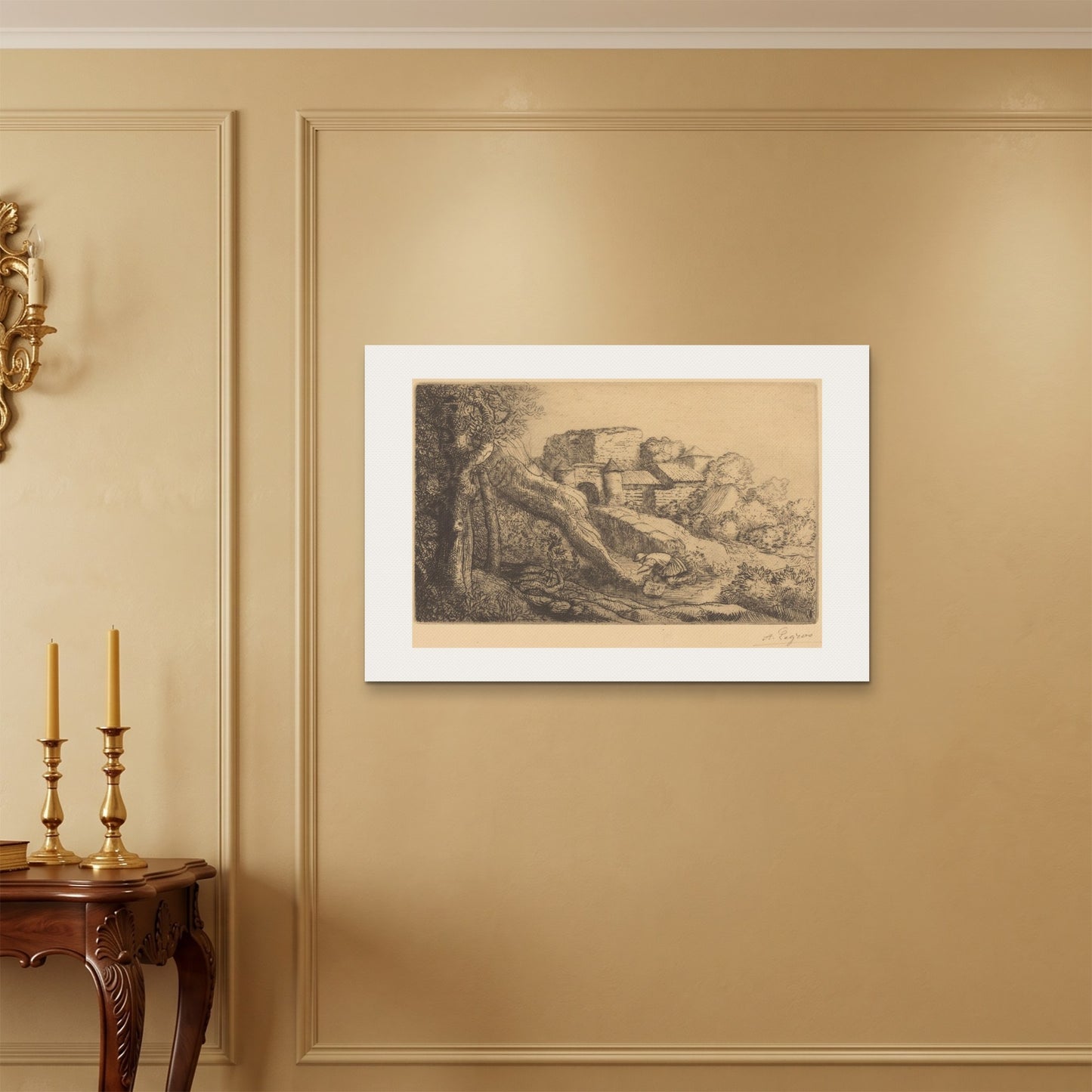 Orlonzo - WRAPPED CANVAS UNFRAMED 9060cm3624 ROOM